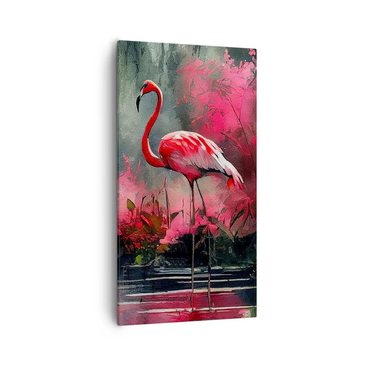 Lærredstryk - Billede på lærred - En lektion i naturlig charme - 55x100 cm