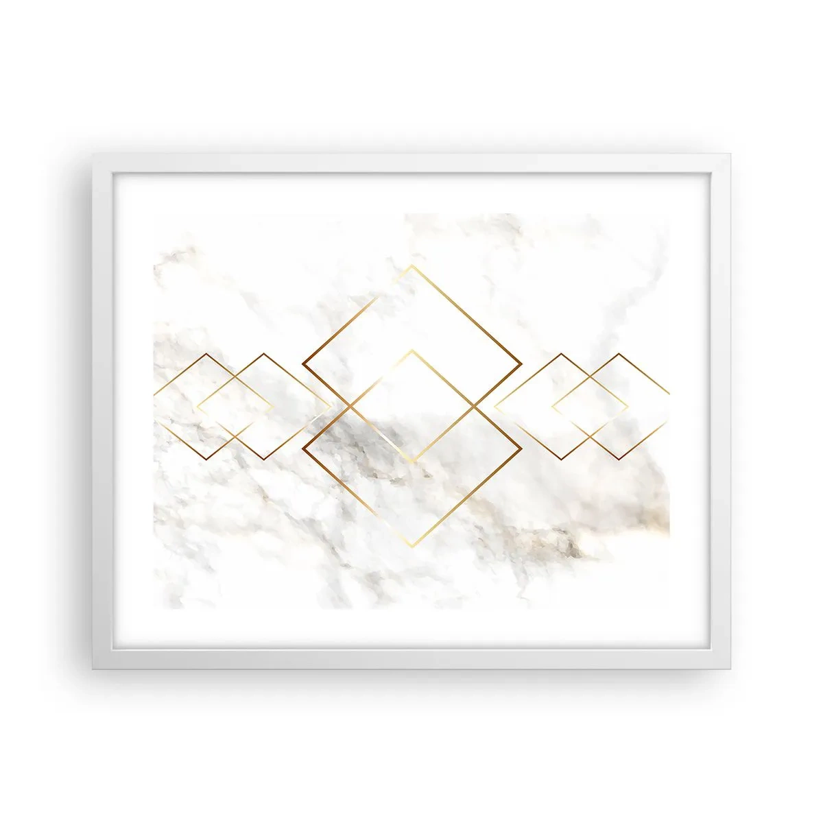 Plakat i hvid ramme - Udsigt til det uendelige - 50x40 cm