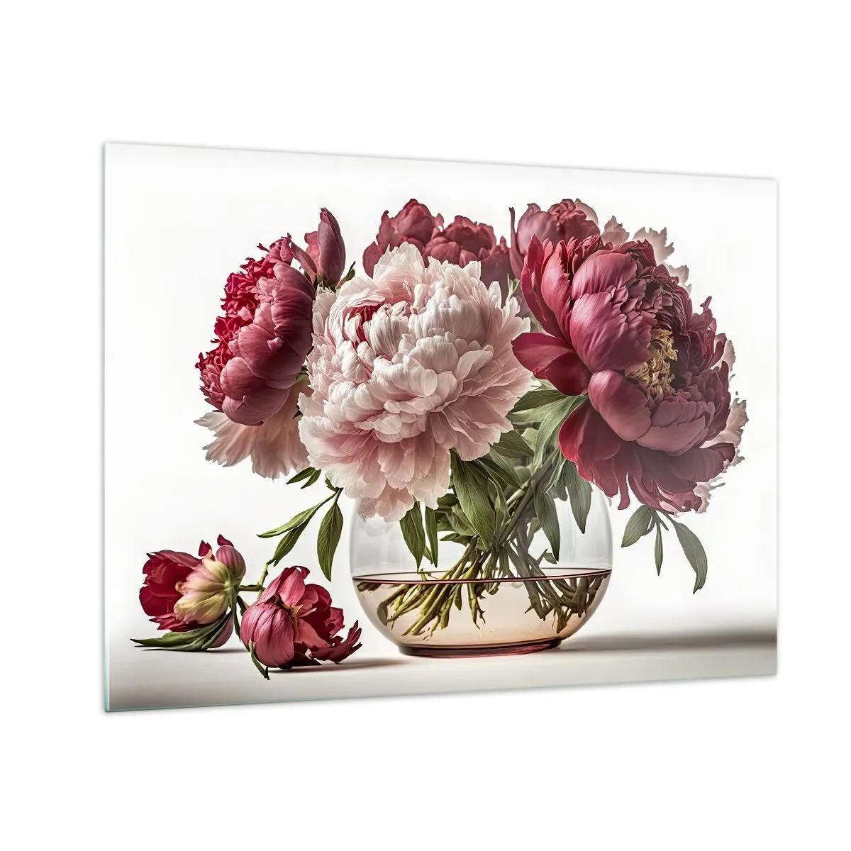 Billede på glas - I fuldt flor af skønhed - 70x50 cm