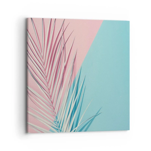 Lærredstryk - Billede på lærred - Tropisk indtryk - 70x70 cm