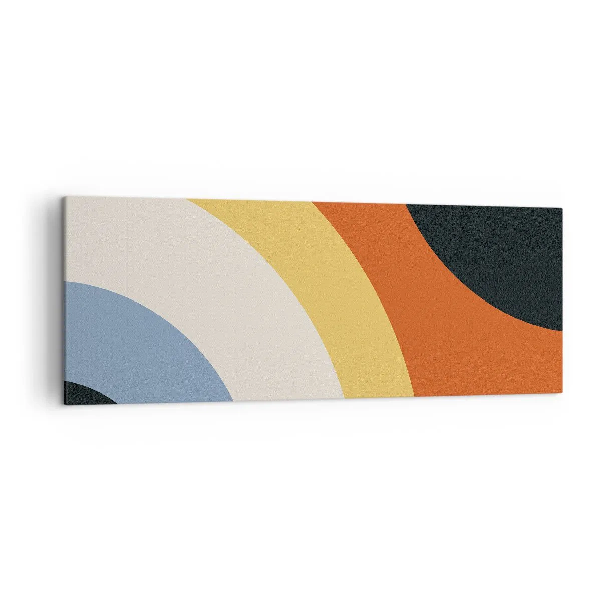 Lærredstryk - Billede på lærred - Over for hinanden - 140x50 cm