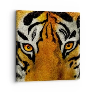 Lærredstryk - Billede på lærred - Truende og smuk - 30x30 cm