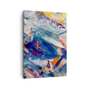 Lærredstryk - Billede på lærred - Forvirring af farver - 50x70 cm