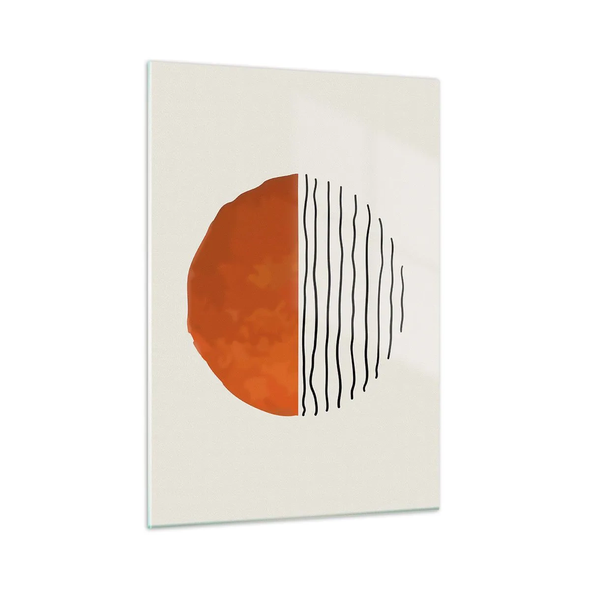 Billede på glas - I en japansk atmosfære - 50x70 cm