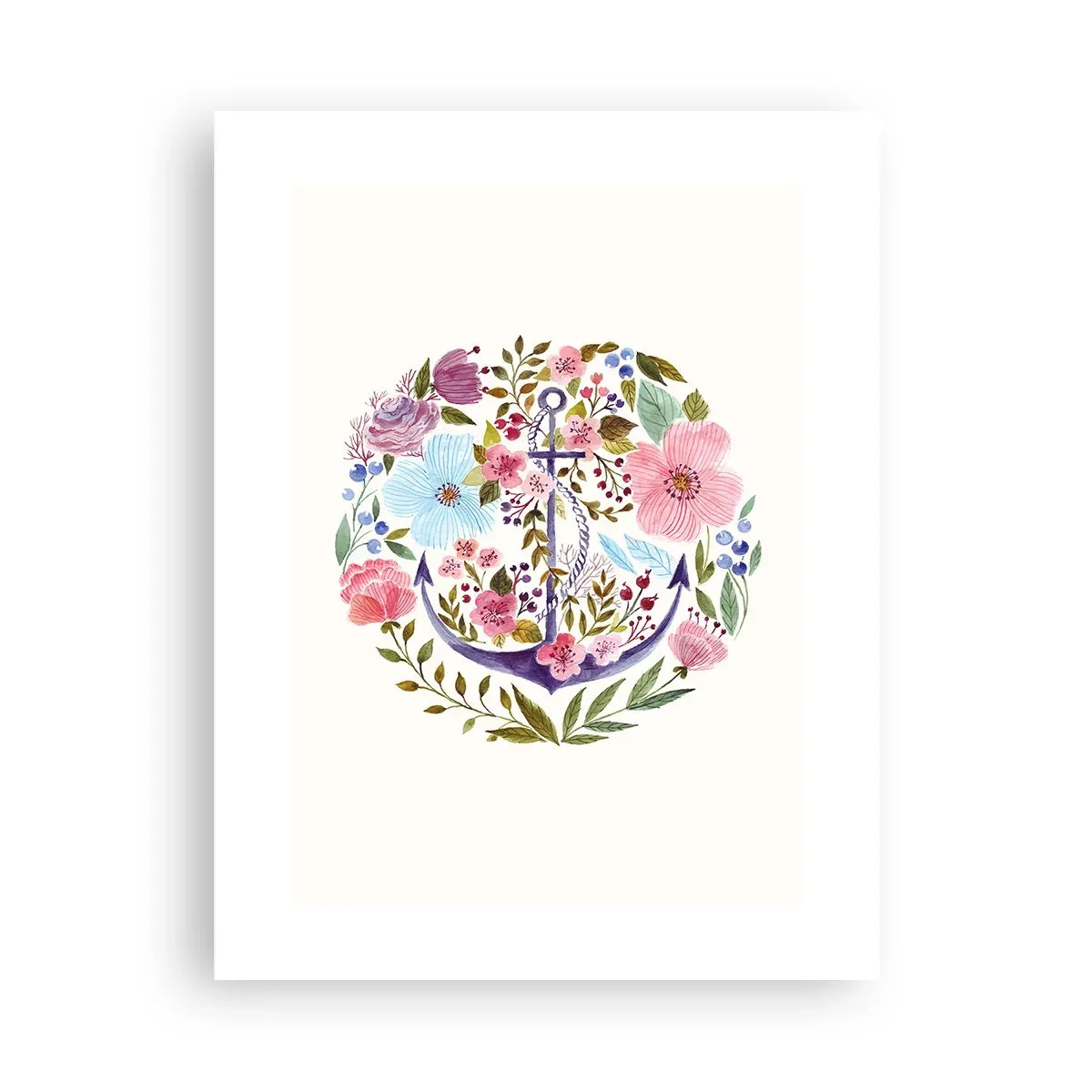 Plakat - En sømands gode nattesøvn - 30x40 cm