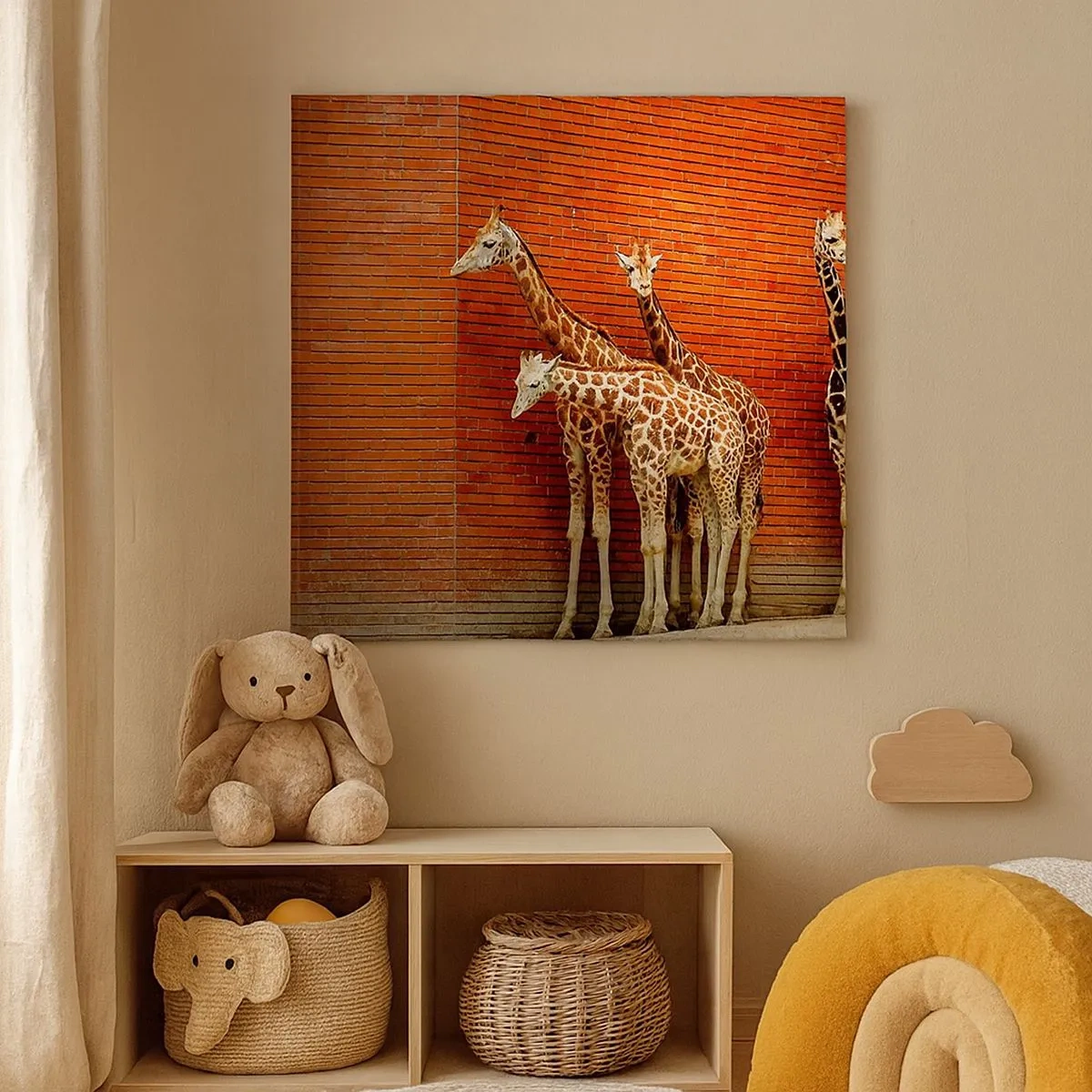 Lærredstryk - Billede på lærred - Kan du se nogen akacie? - 30x30 cm