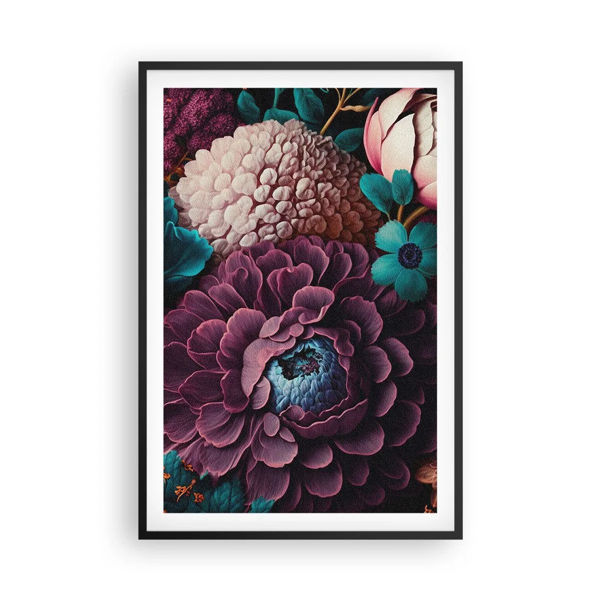 Plakat i sort ramme - Natur i overflod - 61x91 cm