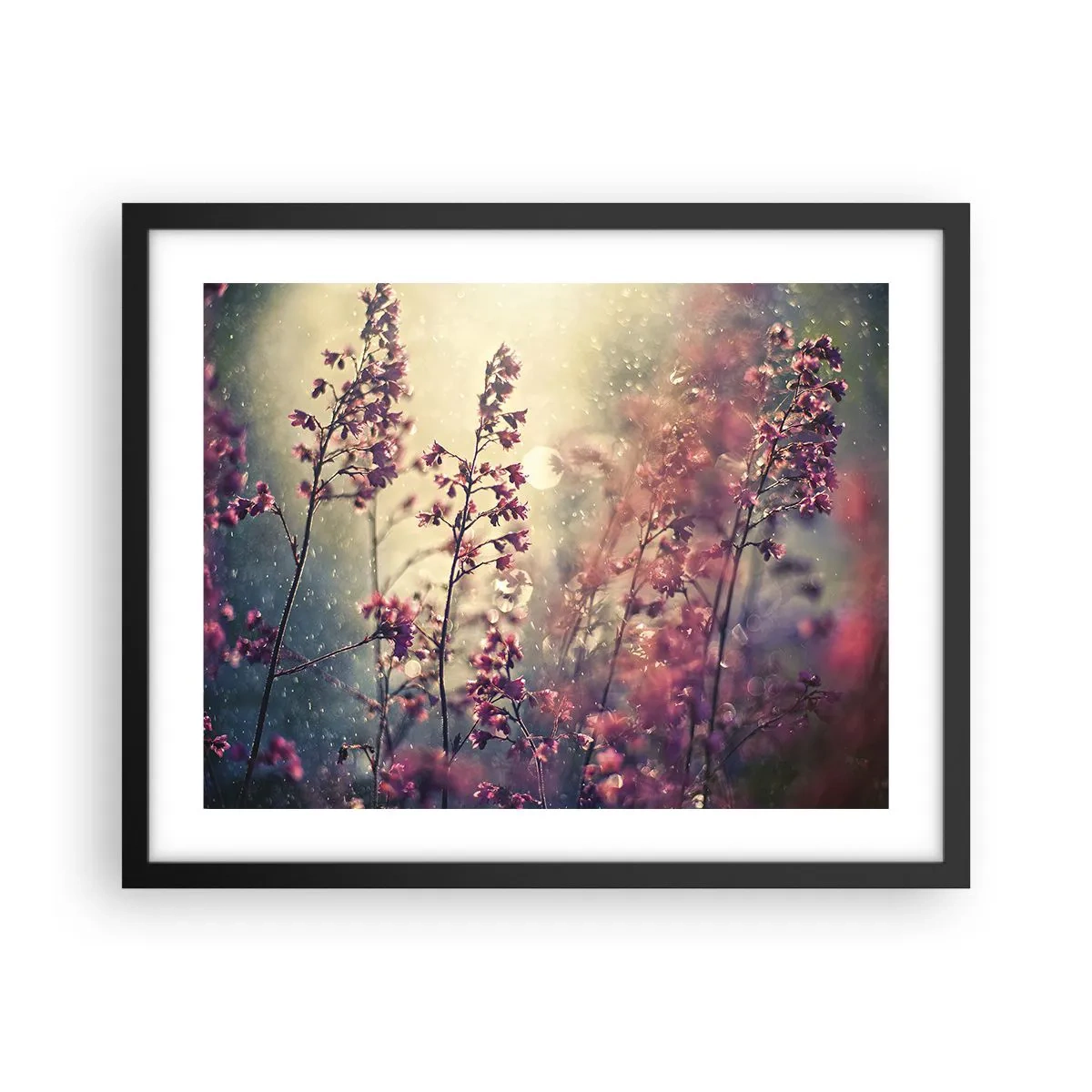 Plakat i sort ramme - Hemmelig have - 50x40 cm