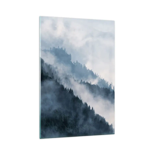 Billede på glas - Bjergenes mystik - 80x120 cm