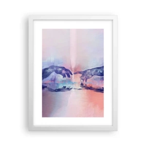 Plakat i hvid ramme - Den guddommelige gnist af liv - 30x40 cm