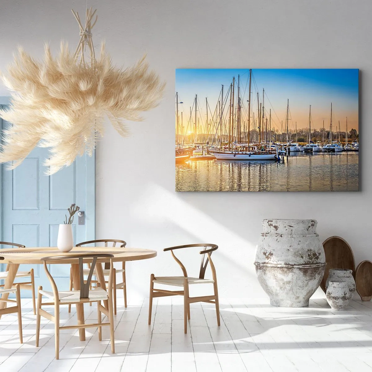 Lærredstryk - Billede på lærred - Vinden skal også sove - 100x70 cm