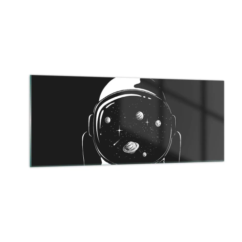 Billede på glas - Flot udsigt - 100x40 cm