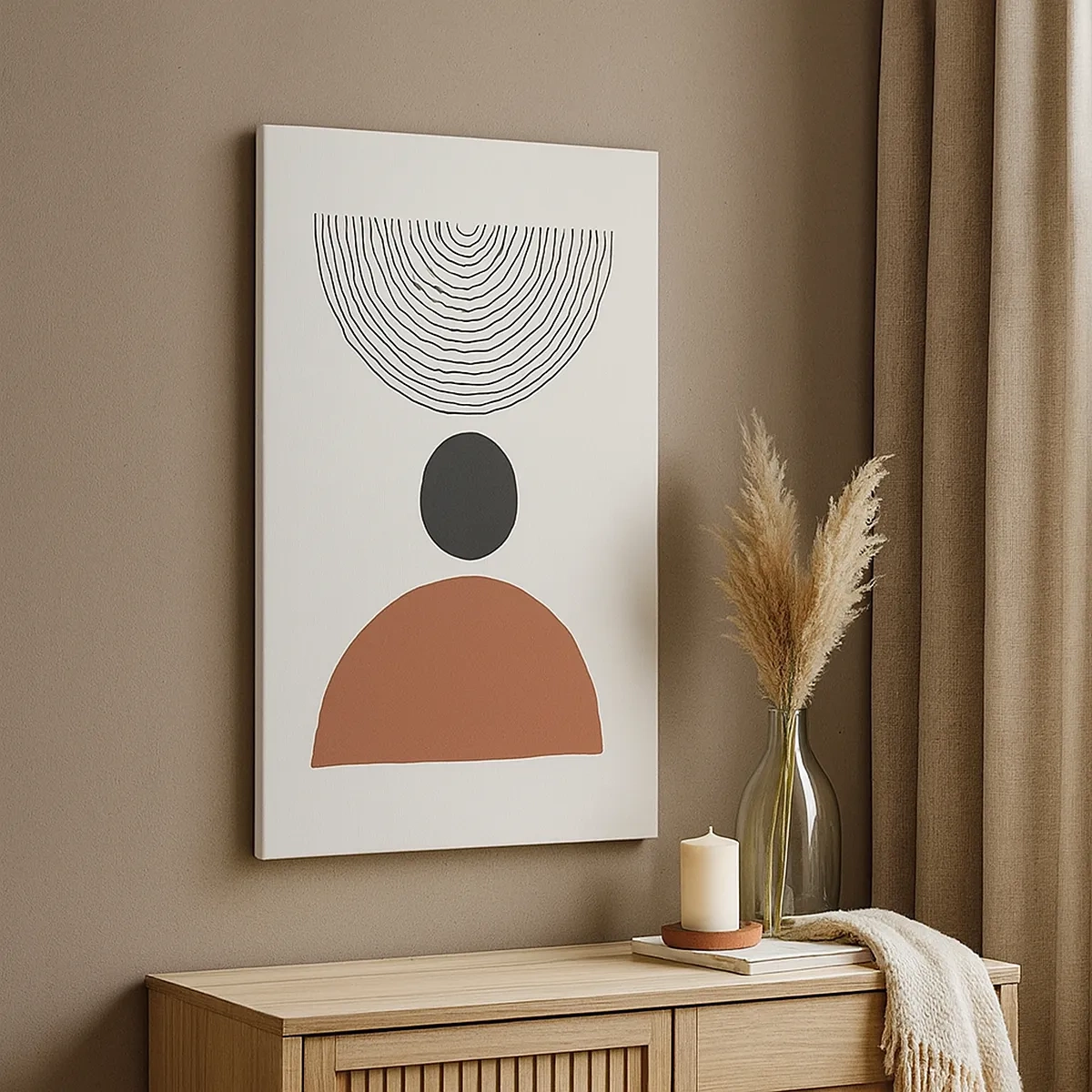 Lærredstryk - Billede på lærred - I rampelyset - 50x70 cm