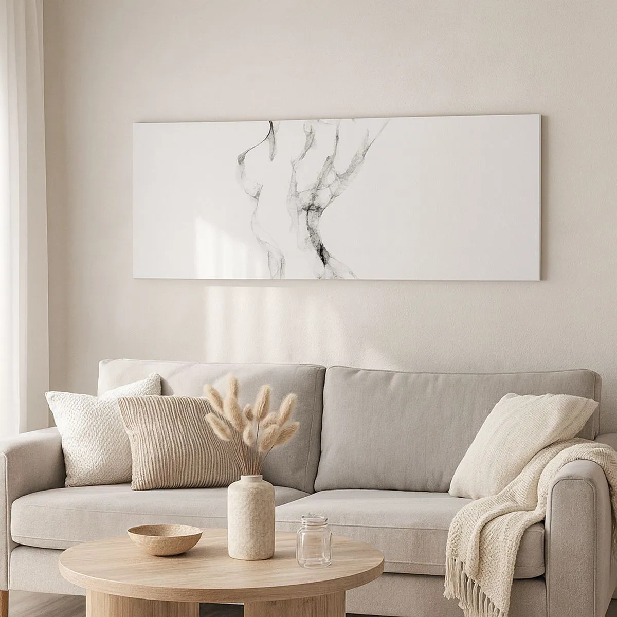 Lærredstryk - Billede på lærred - Smuk og stærk - 100x40 cm