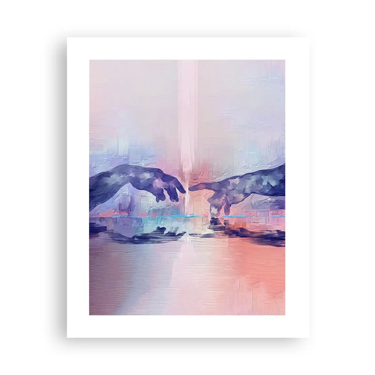 Plakat - Den guddommelige gnist af liv - 40x50 cm