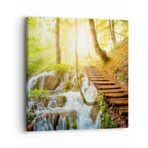 Lærredstryk - Billede på lærred - Den ønskede kølighed - 40x40 cm