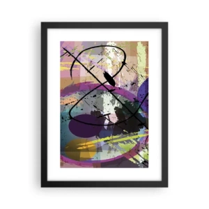 Plakat i sort ramme - Kan være lige eller rundt - 30x40 cm