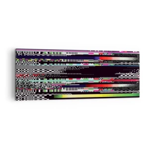 Lærredstryk - Billede på lærred - Det kontrollerede billede af virkeligheden - 140x50 cm