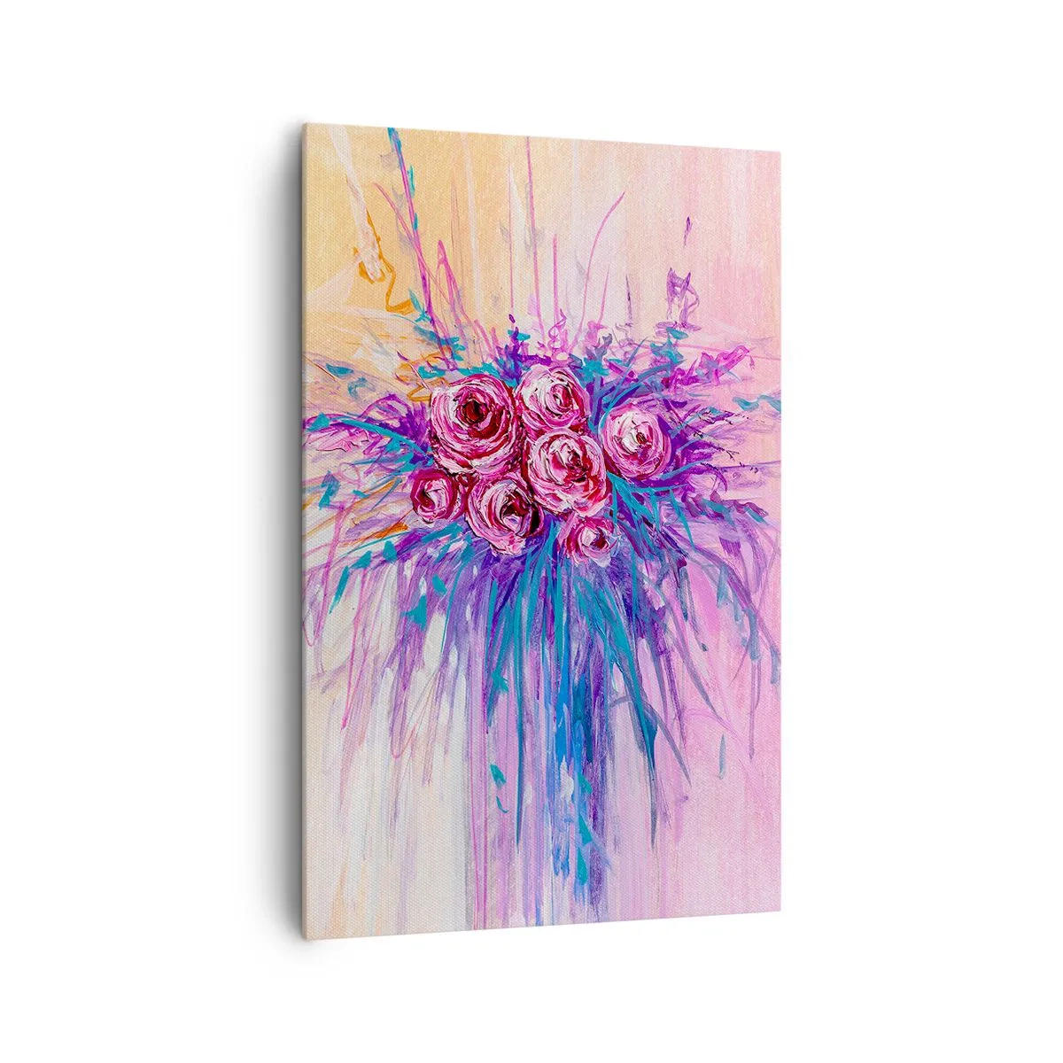 Lærredstryk - Billede på lærred - Rose springvand - 80x120 cm