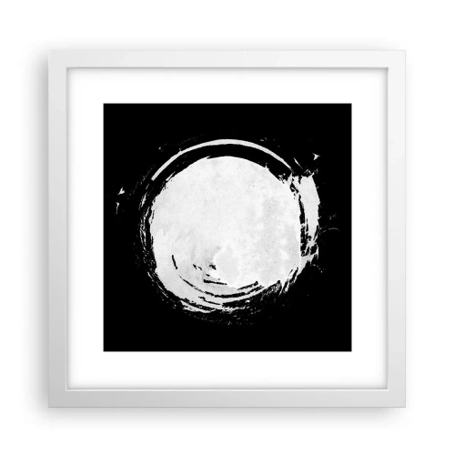 Plakat i hvid ramme - Den gode vej ud - 30x30 cm