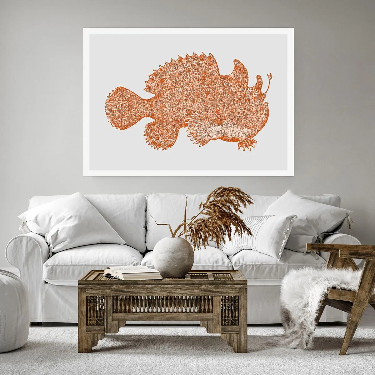 Plakat - Og dog en fisk - 91x61 cm