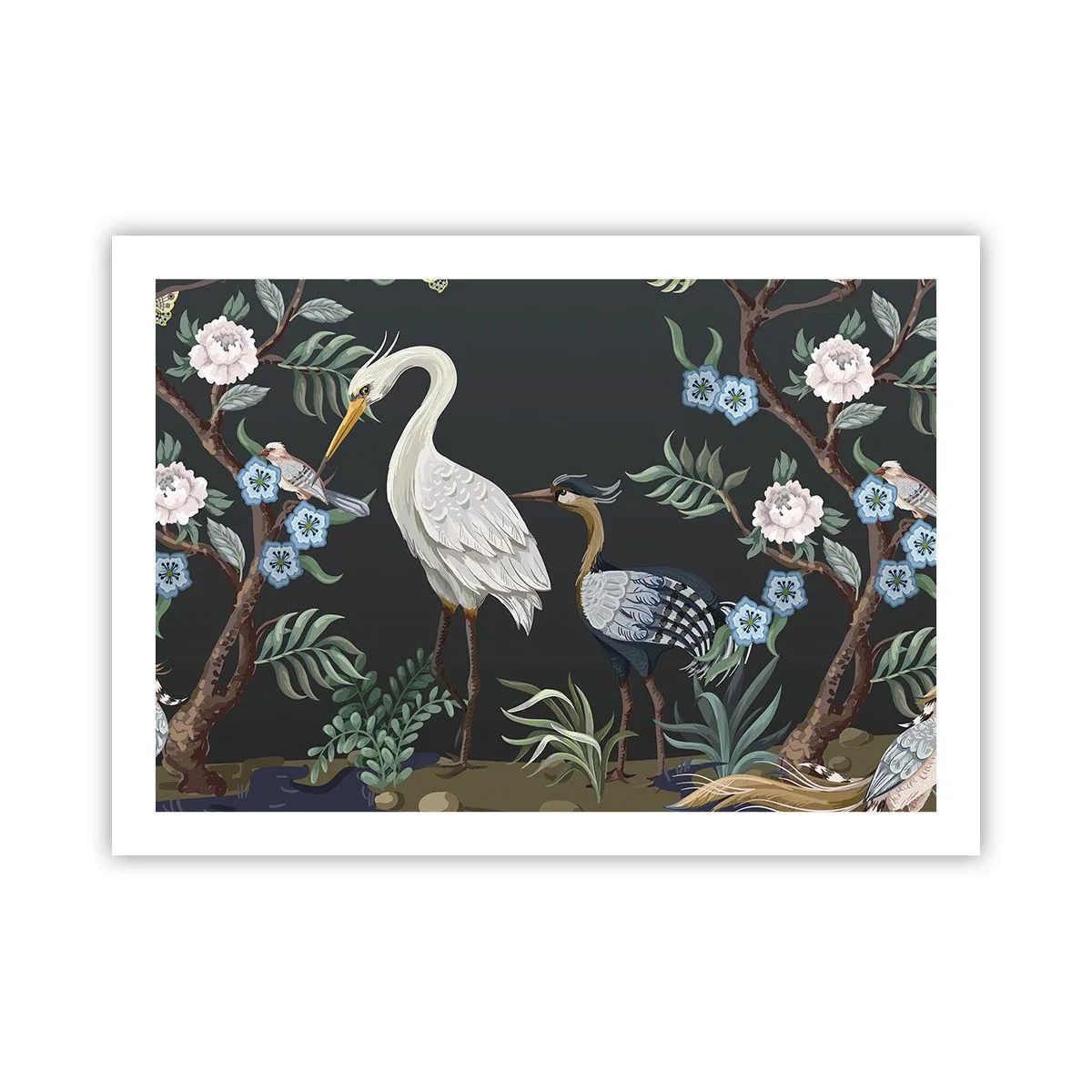 Plakat - Fugleparade - 70x50 cm