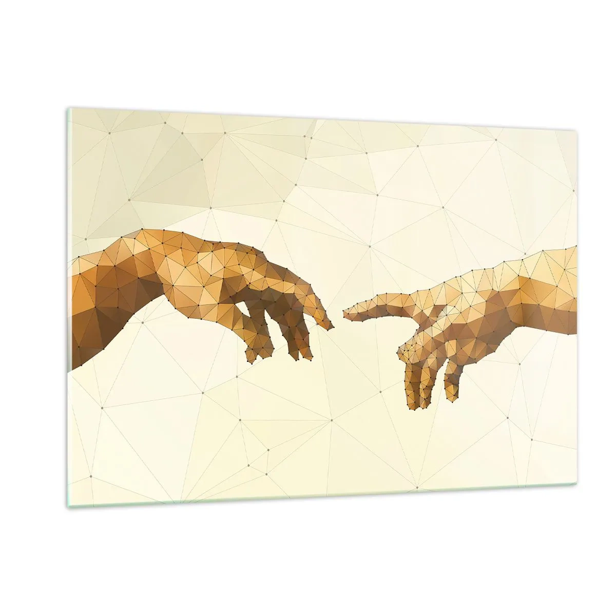 Billede på glas - Guddommelig geometri - 120x80 cm