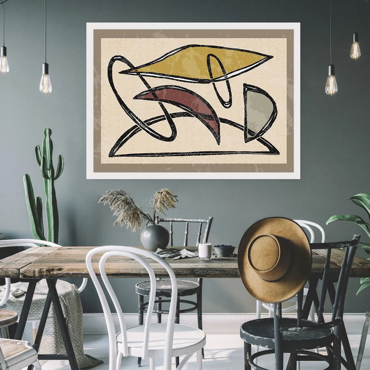 Plakat - Vertikaler og niveauer - 100x70 cm