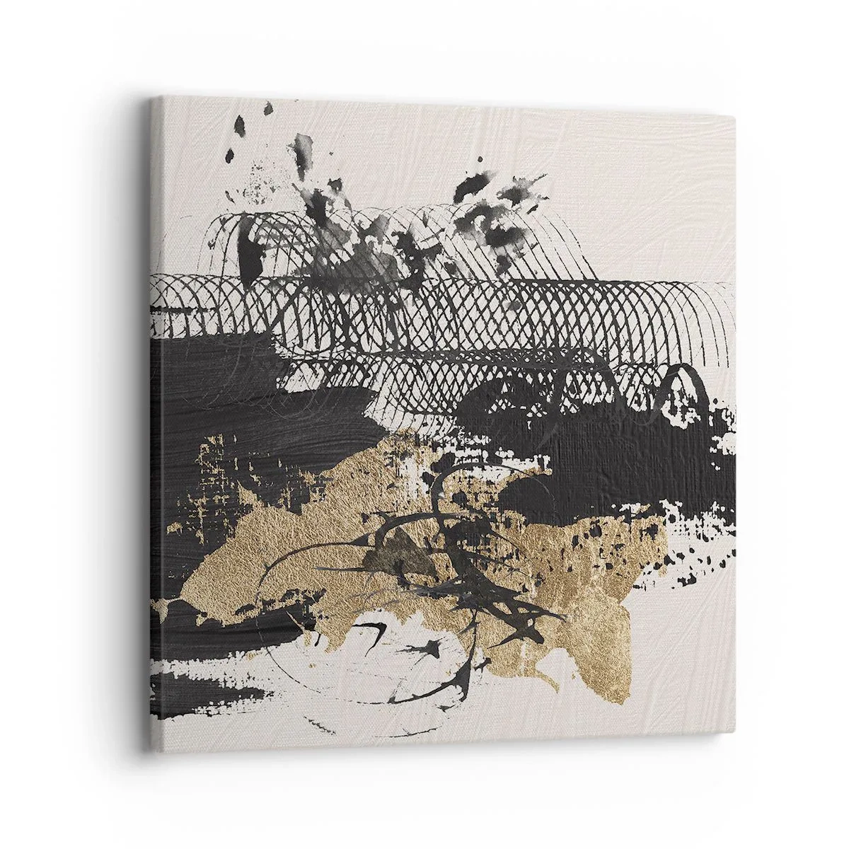 Lærredstryk - Billede på lærred - Komposition med lidenskab - 30x30 cm