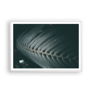 Plakat i hvid ramme - Naturens præcision - 100x70 cm