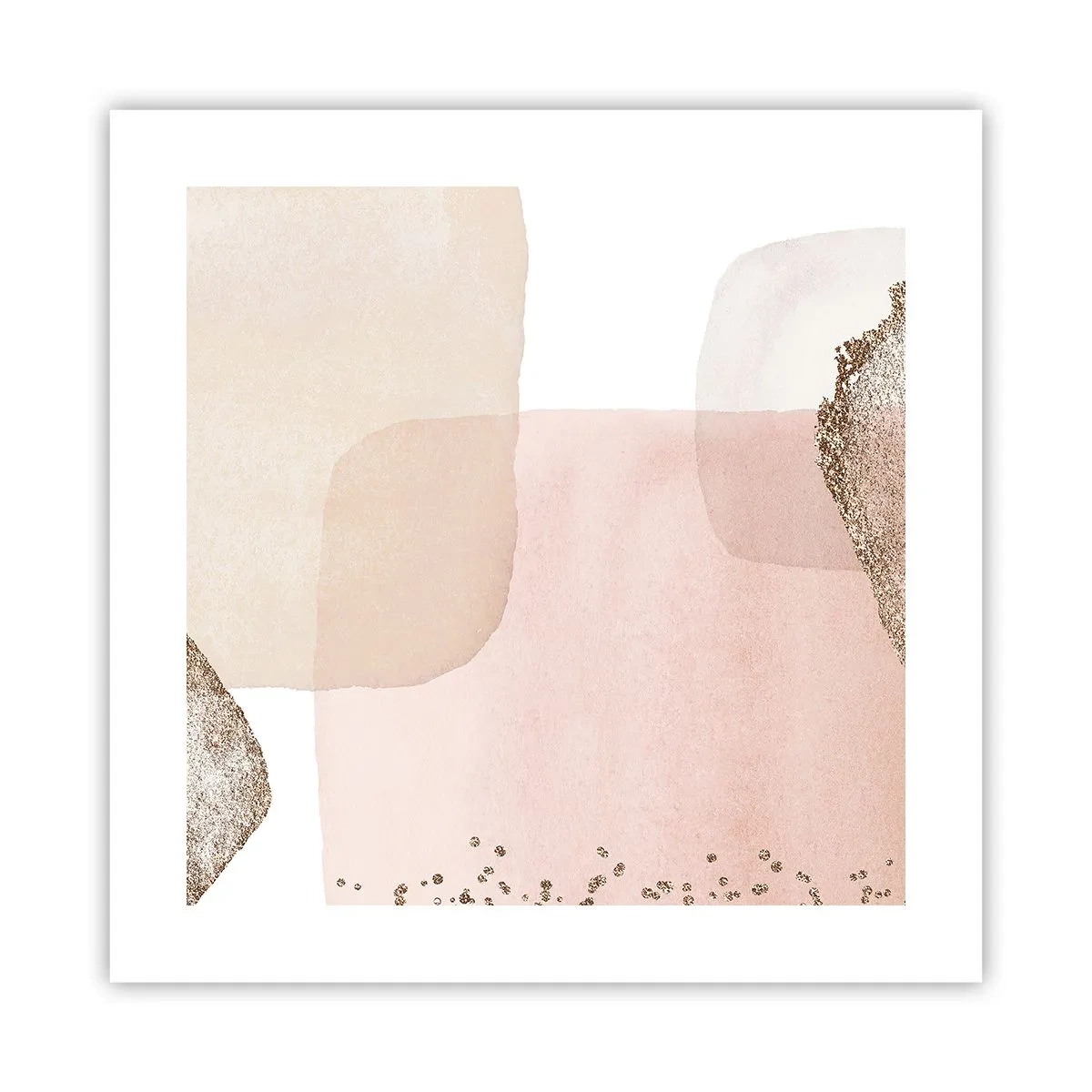 Plakat - Et kig gennem farver - 40x40 cm