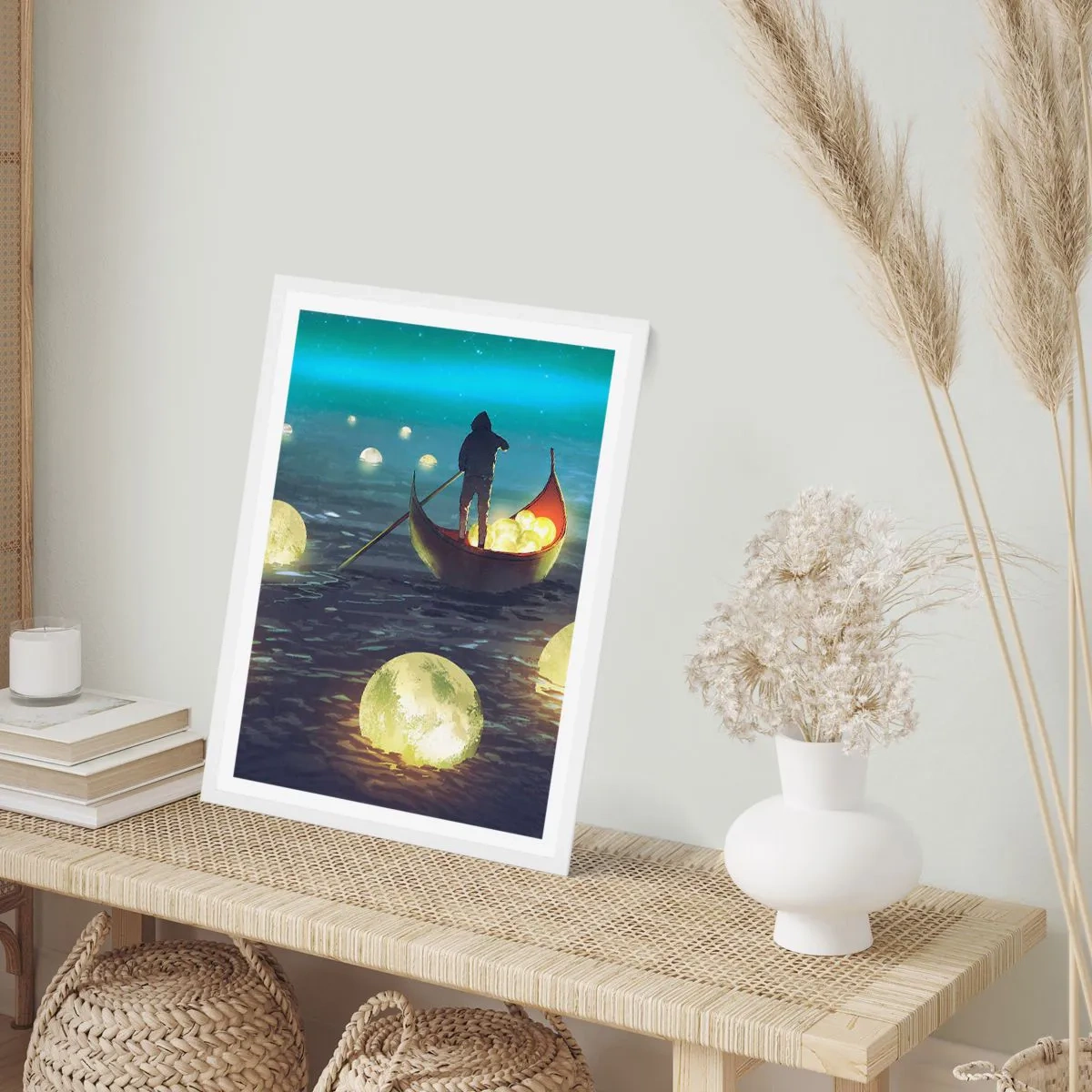 Plakat i hvid ramme - Ting, som filosoffer aldrig har drømt om - 50x70 cm