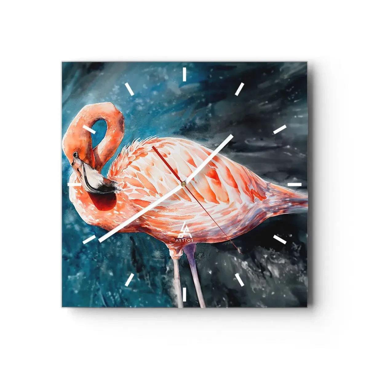 Vægur, Uret - Dekorativ af natur - 40x40 cm