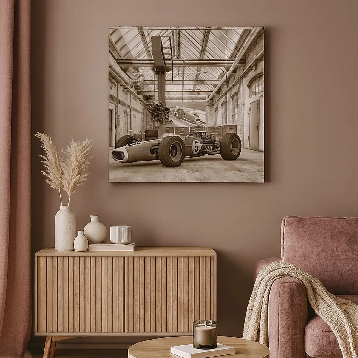 Lærredstryk - Billede på lærred - Vinderens hvile - 30x30 cm