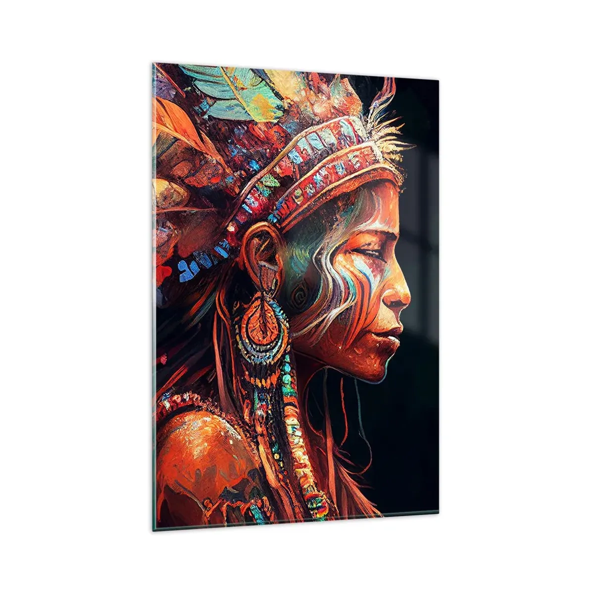 Billede på glas - Et magisk ritual - 80x120 cm