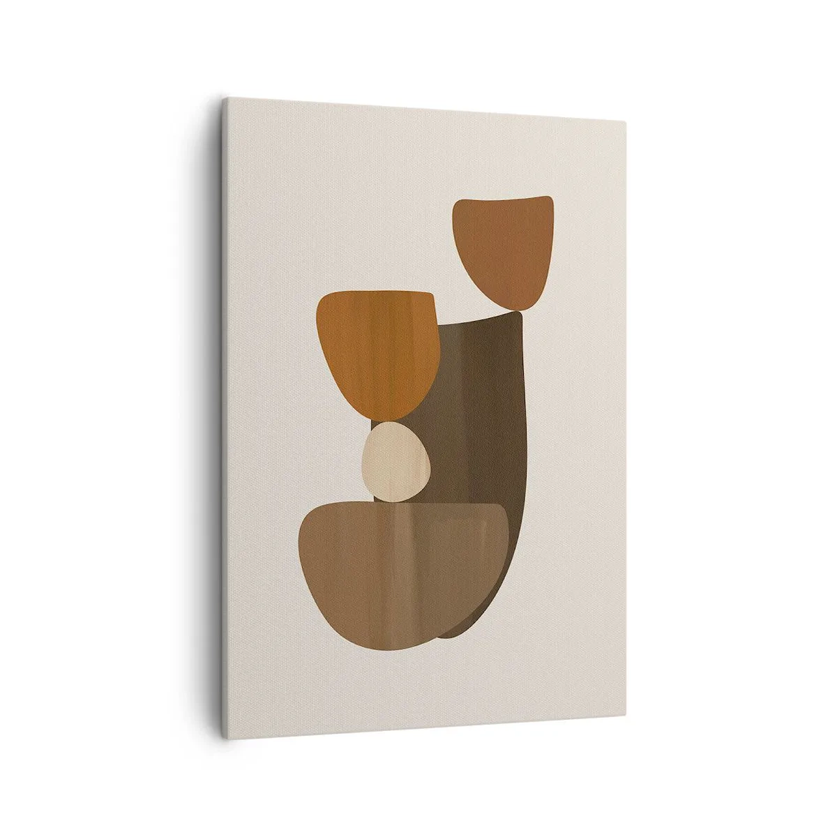 Lærredstryk - Billede på lærred - Sammensætning i bronze - 50x70 cm