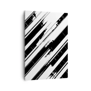 Lærredstryk - Billede på lærred - Intens og dynamisk komposition - 70x100 cm