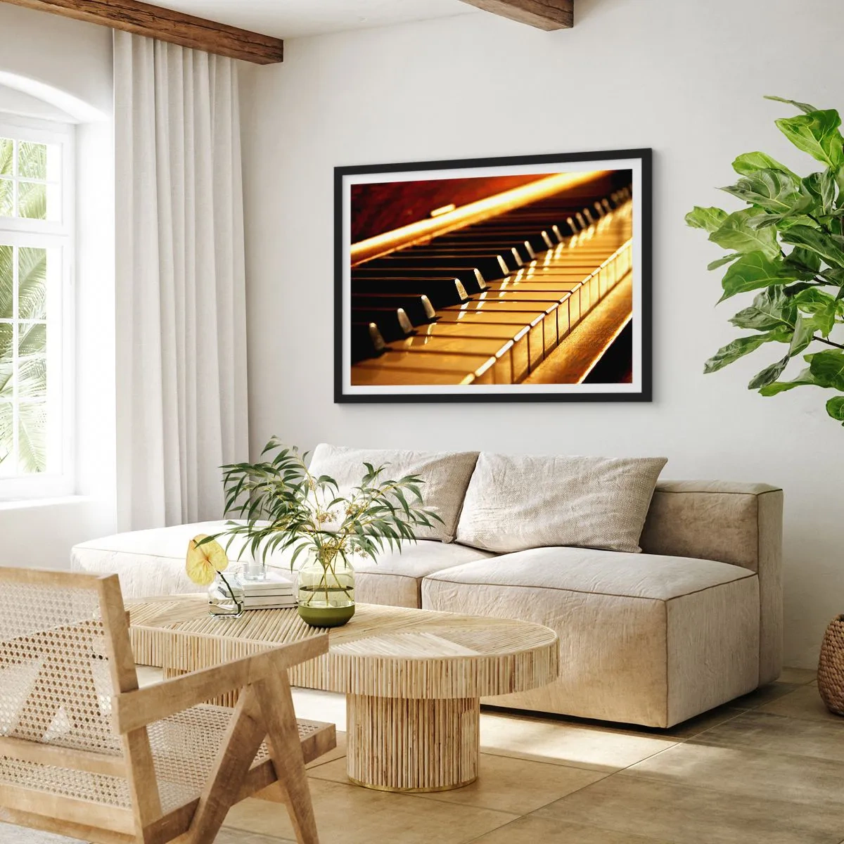 Plakat i sort ramme - Ubegrænsede muligheder - 40x30 cm