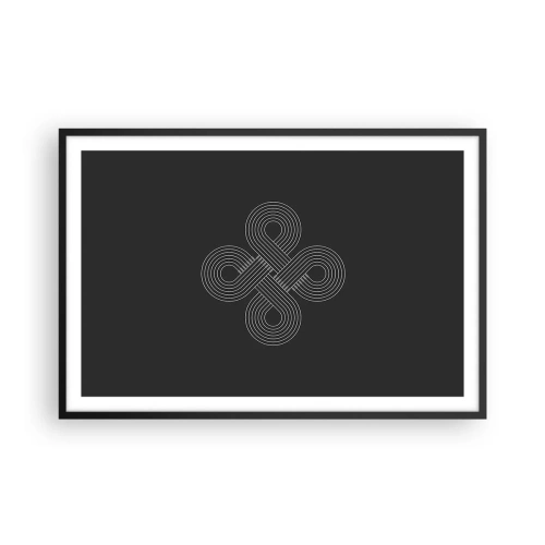 Plakat i sort ramme - I den keltiske ånd - 91x61 cm