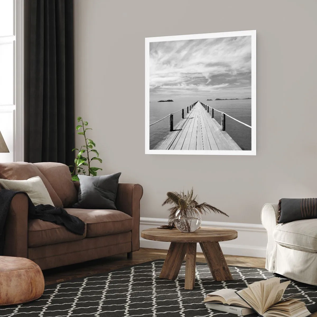 Plakat - Eller måske en rejse... - 60x60 cm