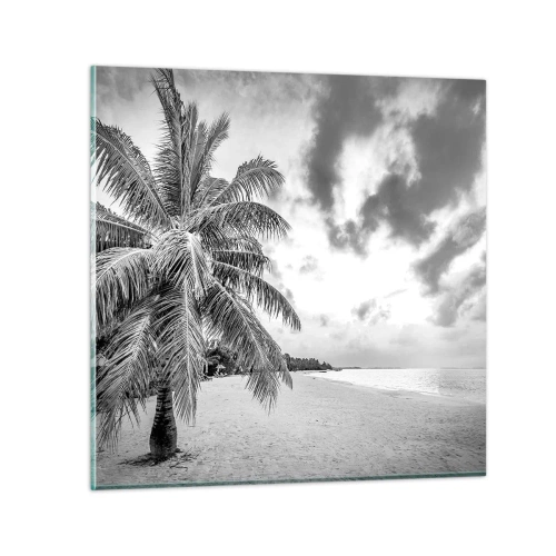 Billede på glas - Når du længes efter ensomhed.... - 30x30 cm