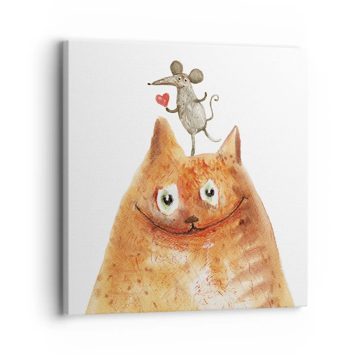 Lærredstryk - Billede på lærred - Kærlighedens paradokser - 30x30 cm