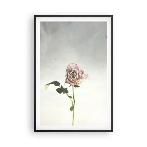 Plakat i sort ramme - Velkomst til foråret - 61x91 cm