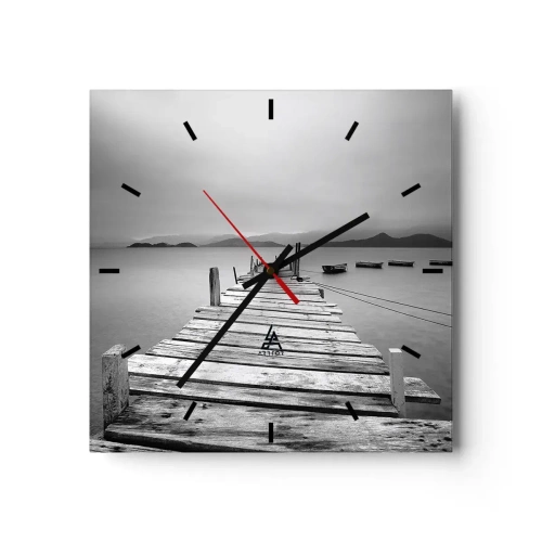 Vægur, Uret - Ud over bjergene, hinsides havene - 30x30 cm