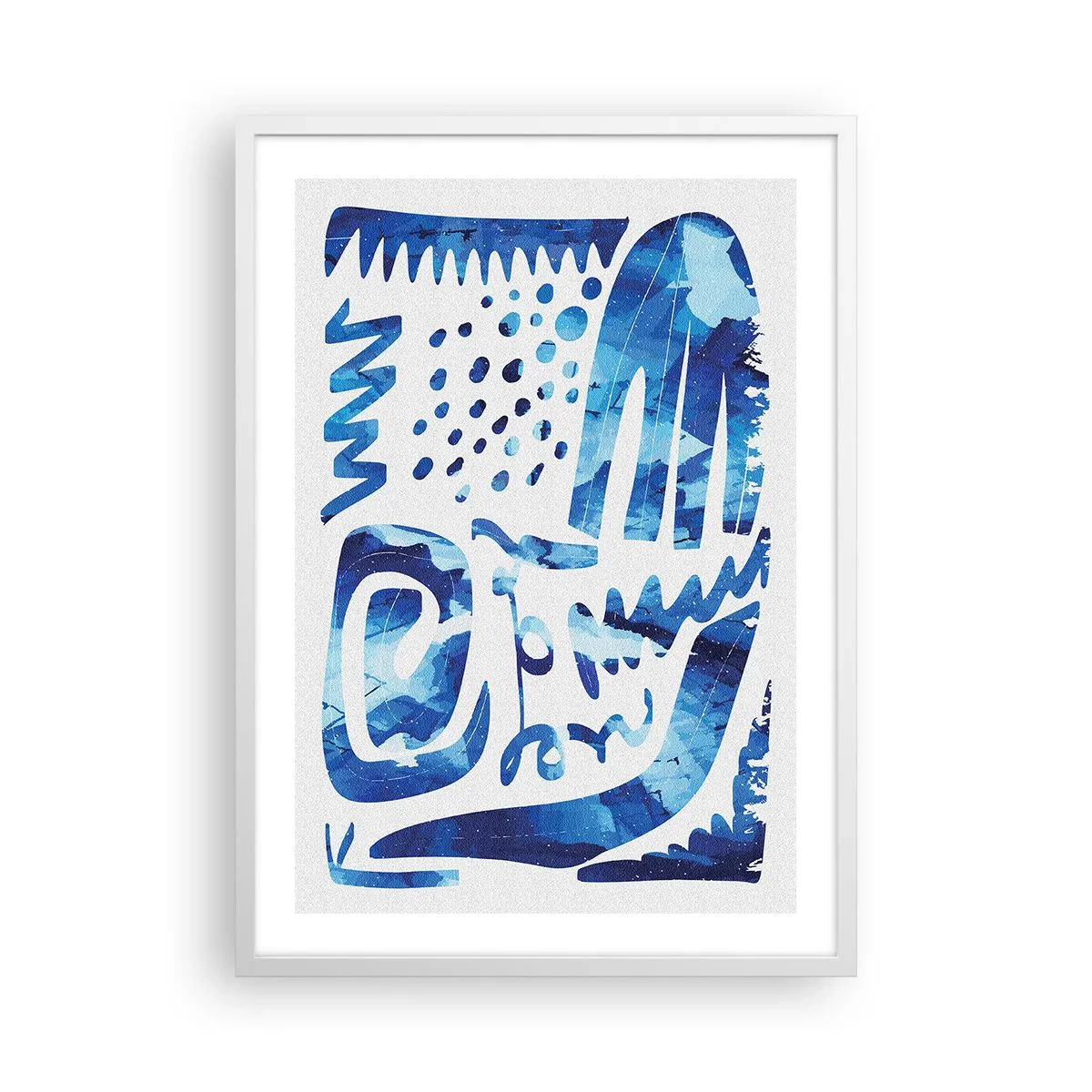 Plakat i hvid ramme - Tilbage til rødderne - 50x70 cm