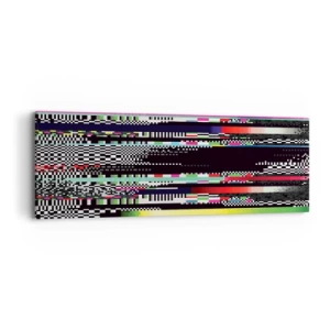 Lærredstryk - Billede på lærred - Det kontrollerede billede af virkeligheden - 90x30 cm