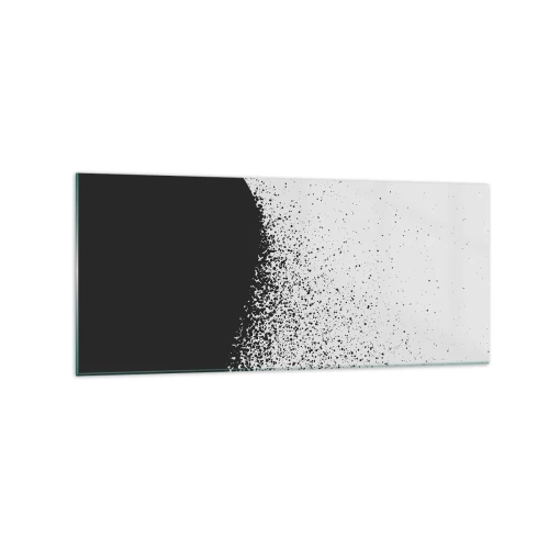 Billede på glas - Partikelbevægelse - 120x50 cm