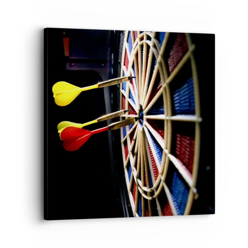 Lærredstryk - Billede på lærred - Lige til sagen - 30x30 cm