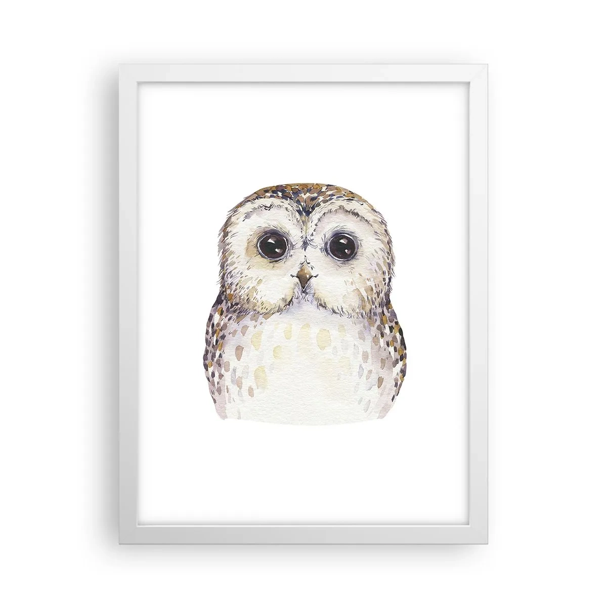 Plakat i hvid ramme - Se mig i øjnene - 30x40 cm