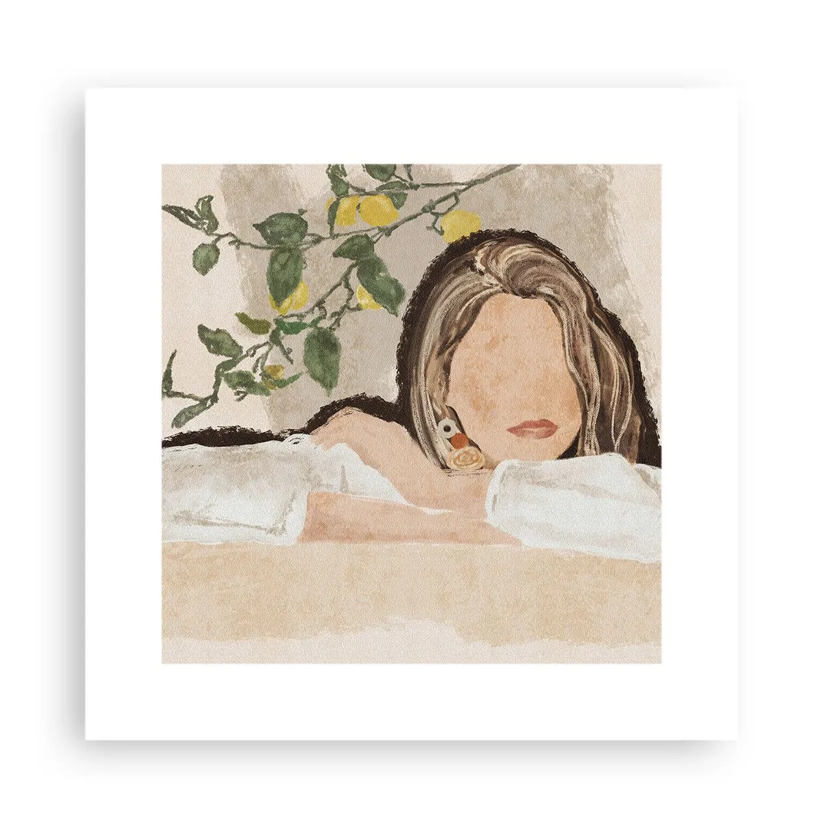 Plakat - Sydstaternes skønhed - 30x30 cm